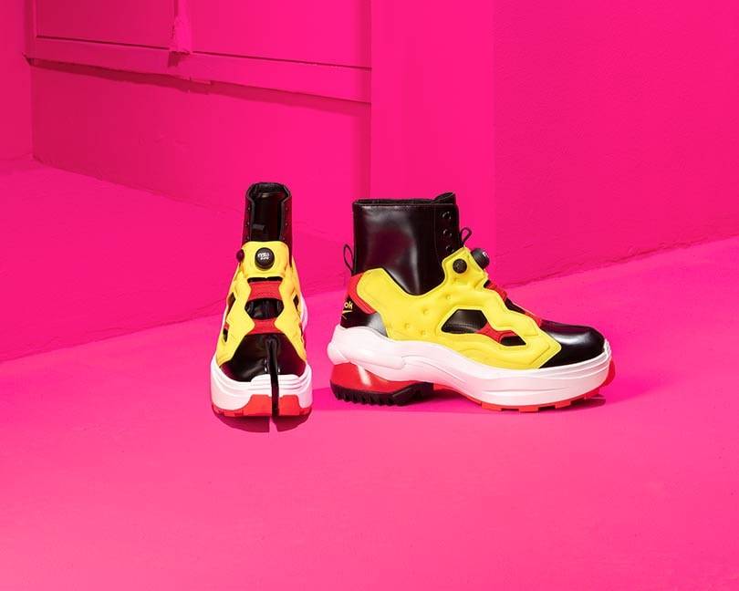 maison margiela x reebok collaboration shoes
