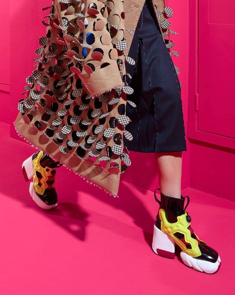 maison margiela x reebok collaboration shoes