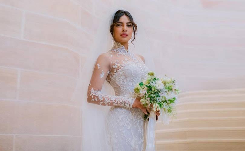 priyanka chopra wedding pics gown