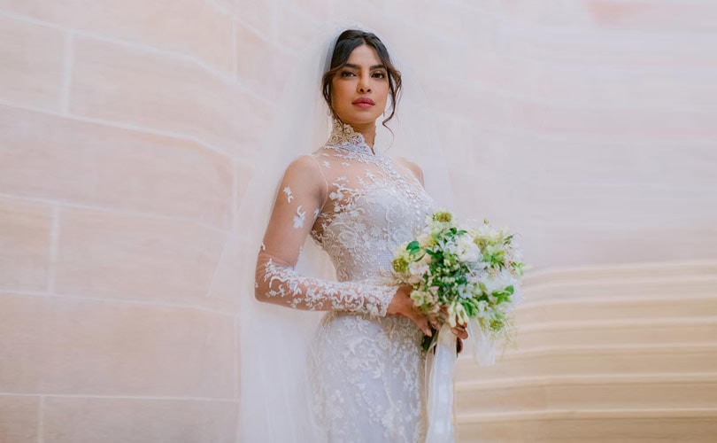priyanka chopra bridal gown