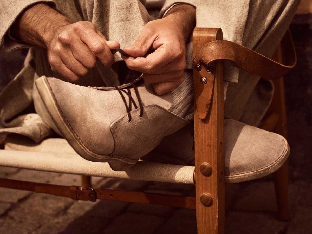 Clarks enlists Alexander Skarsgård and Freida Pinto as new faces Clarks enlists Alexander Skarsgård and Freida Pinto as new faces