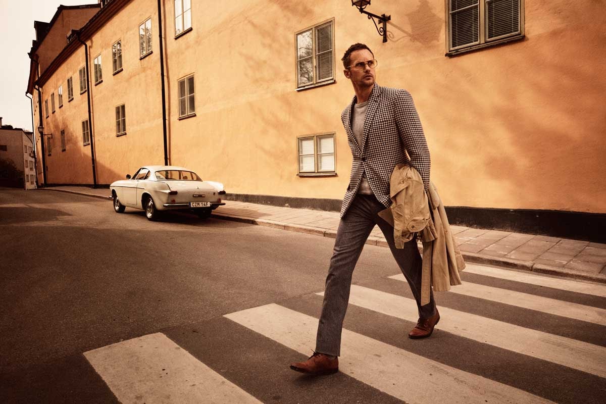 Clarks enlists Alexander Skarsgård and Freida Pinto as new faces Clarks enlists Alexander Skarsgård and Freida Pinto as new faces