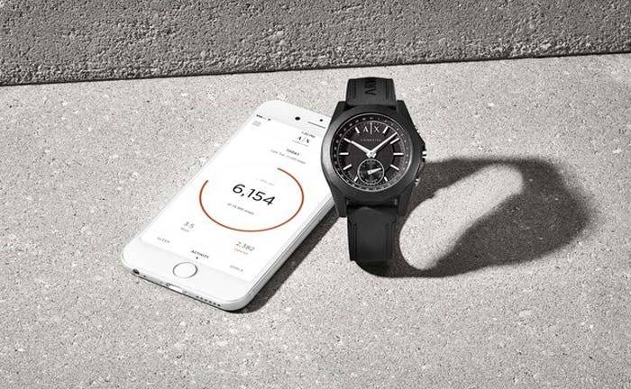 armani exchange hybrid smartwatch battery